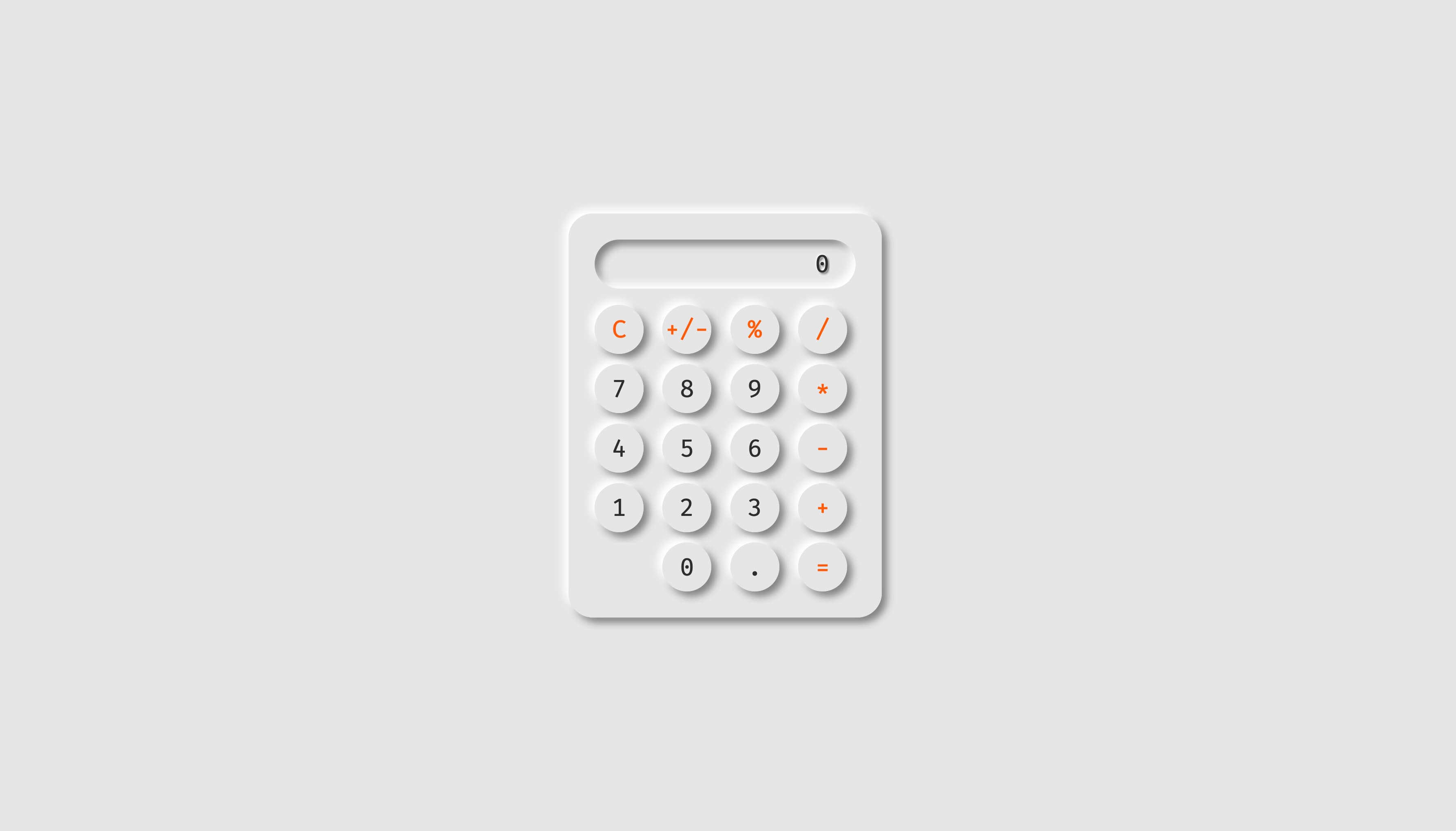 Calculator javascript project